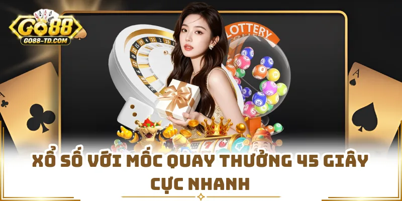 Xổ Số Với Mốc Quay Thưởng 45 Giây Cực Nhanh